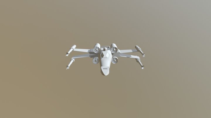 X Wing 3D Model