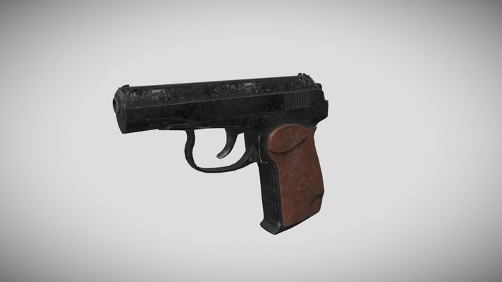 PM ( Makarov pistol) FREE TO USE – Modèle 3D gratuit STL