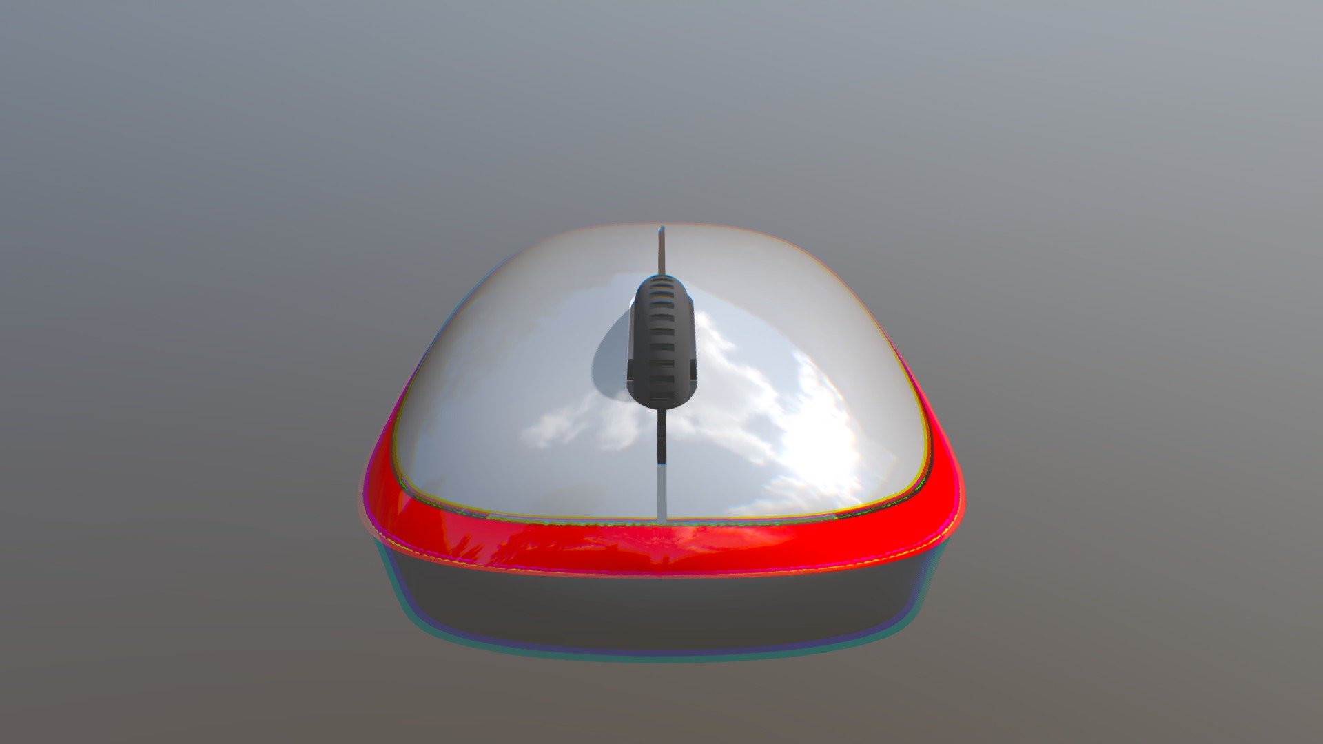 3D model Wireless Mouse - This is a 3D model of the Wireless Mouse. The 3D model is about a close-up of a light bulb.