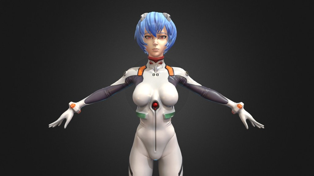 Ayanami Rei A-pose