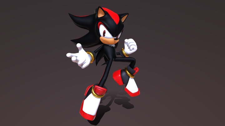 Shadow The Hedgehog 3D Model