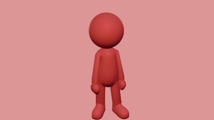 Stickman Rig Animated 2 (MIXAMO's "Idle" Anim)