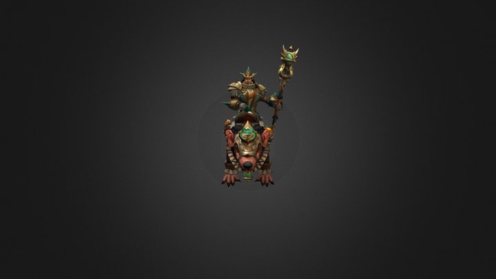 The Rat King-Сosmetics item set for Chen(Dota2) 3D Model