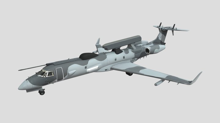 Indian Netra AWACs – Kostenloses 3D-Modell STL