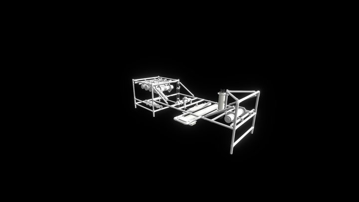 Dee Estuary Intrument Frame 3D Model