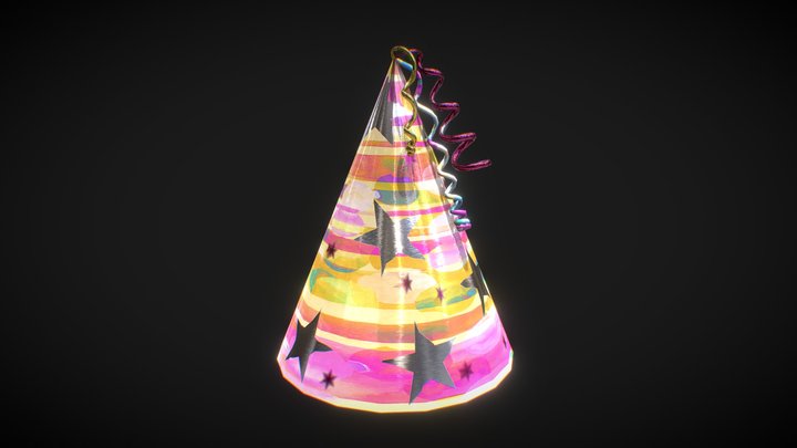 Party Hat 3D Model
