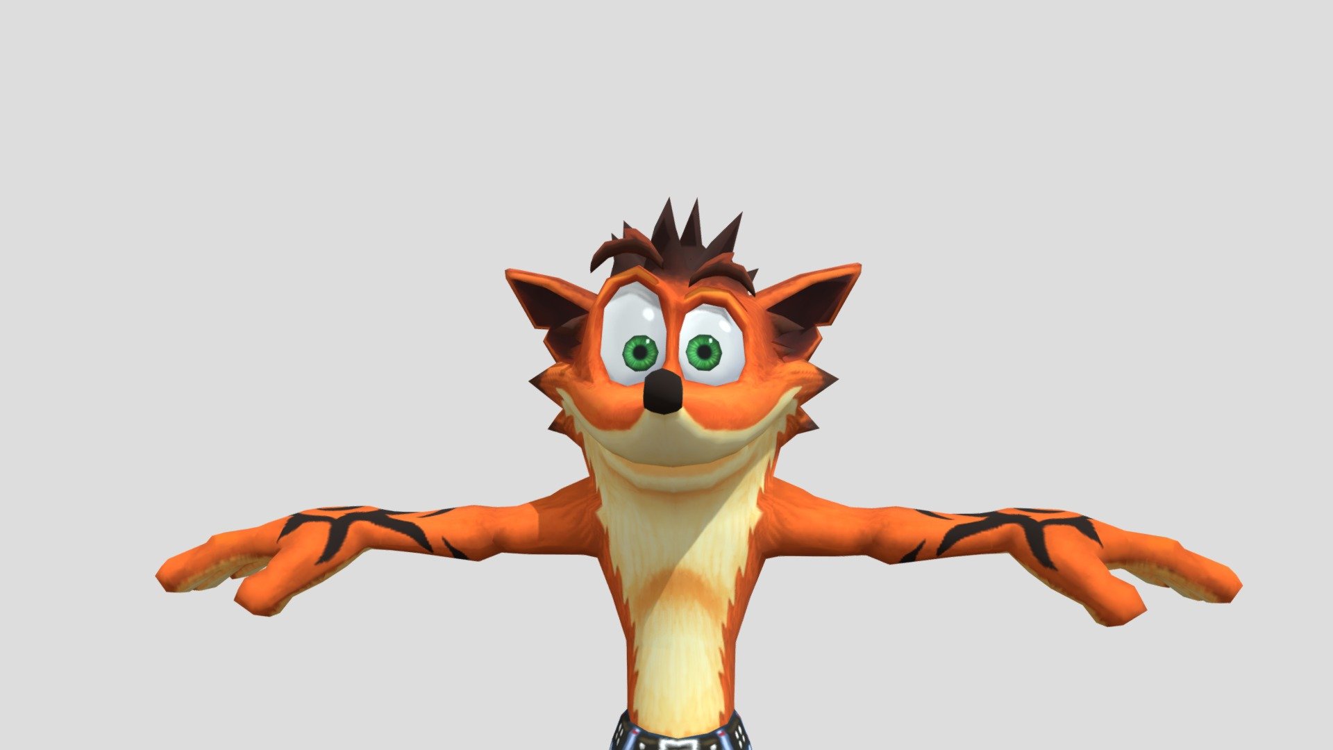 xbox-360-crash-of-the-titans-crash-bandicoot - 3D model by ...