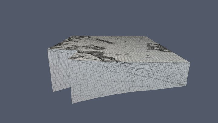 Clipped Area 3D Model