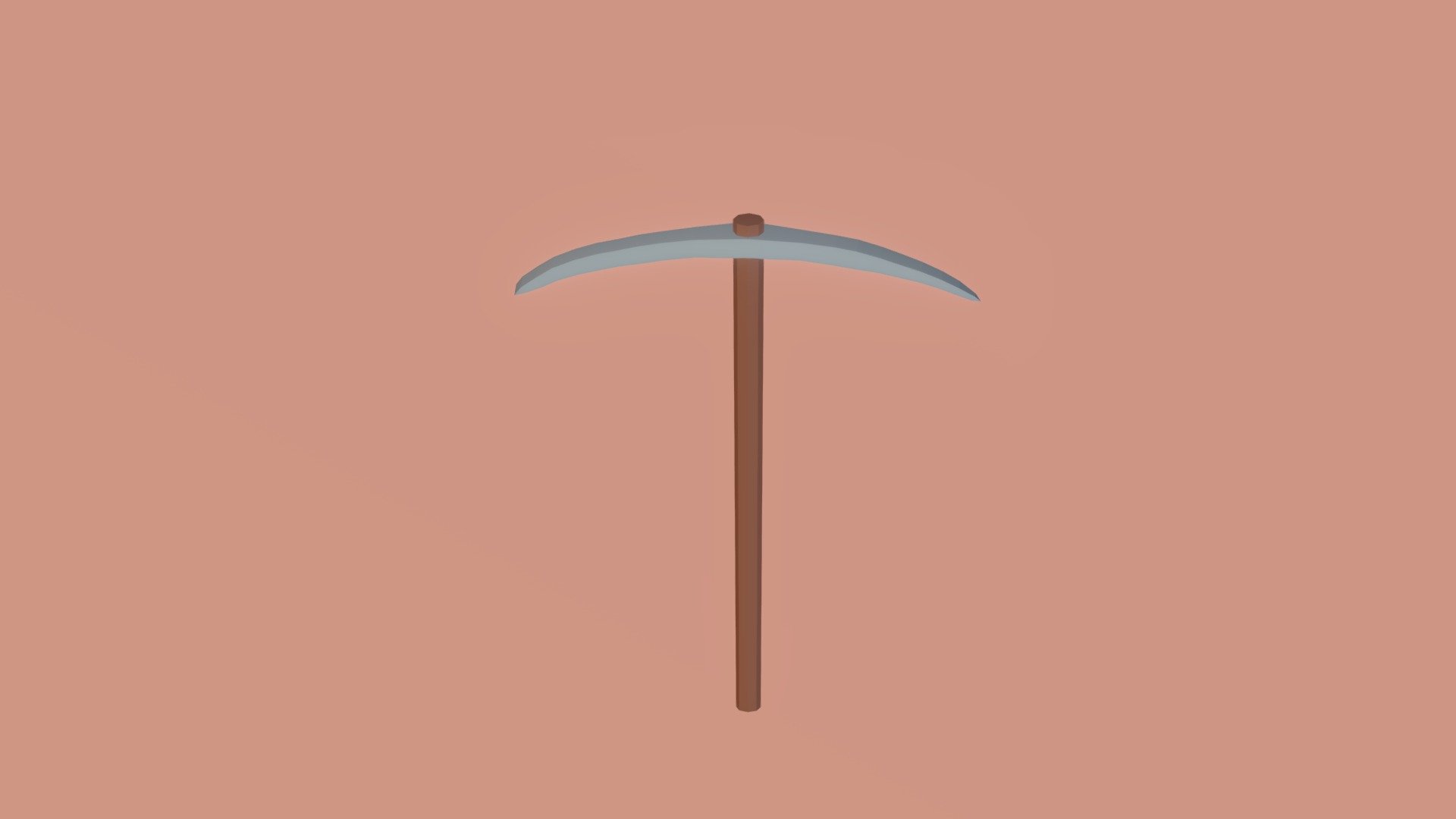 Low-Polly Pickaxe