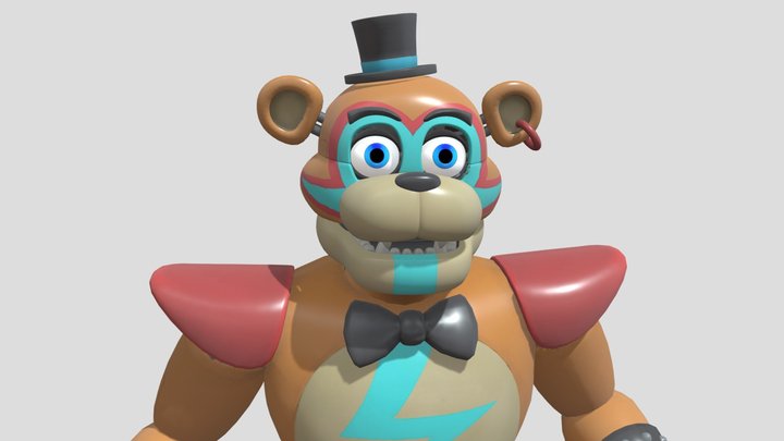 Glamrock Freddy 3D Model