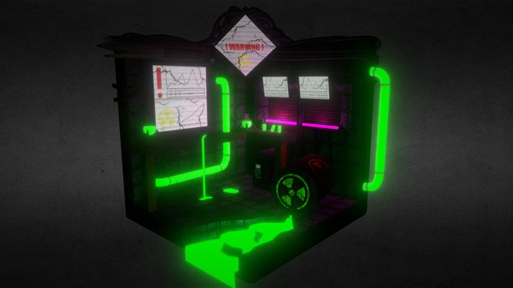 Radiated Science Room 3D Model