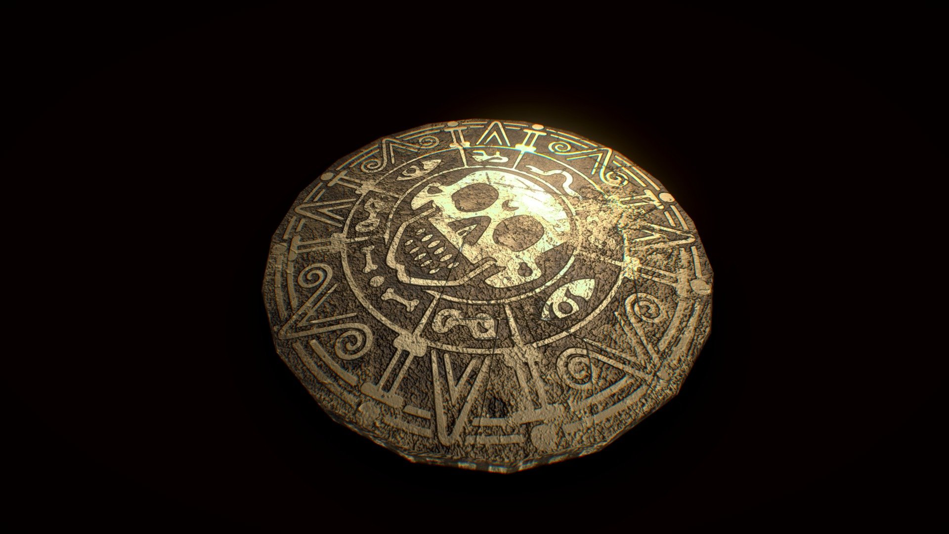 Pirate Coin - 3D model by DaveTse [d9d9218] - Sketchfab