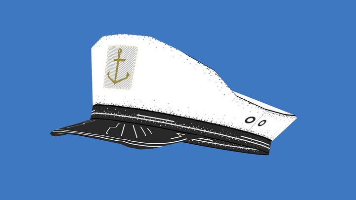 Captain's Hat 3D Model