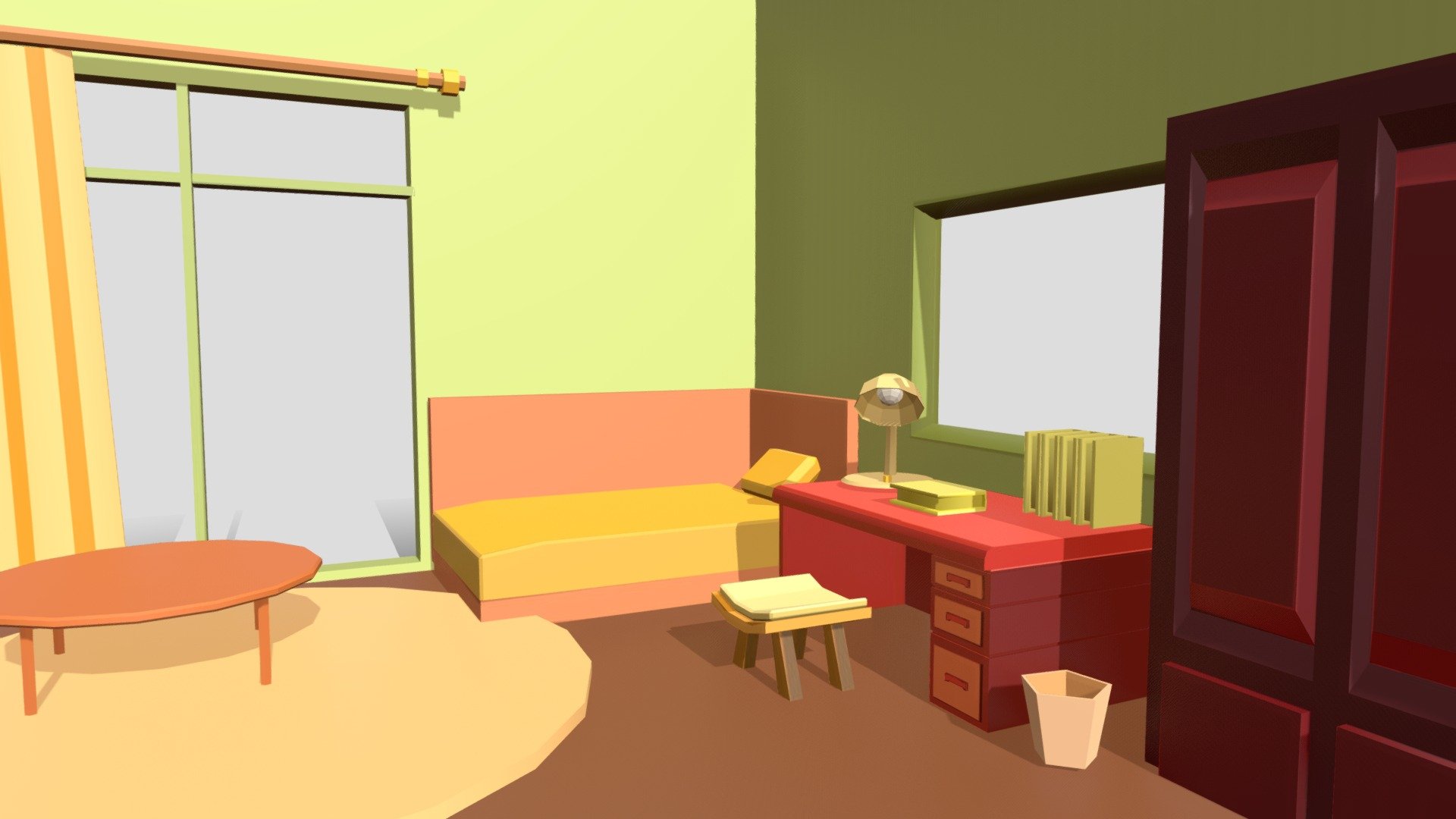 My first room - 3D model by DramaEgg [d9dad0b] - Sketchfab