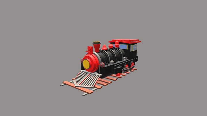 Toy train 3D Model