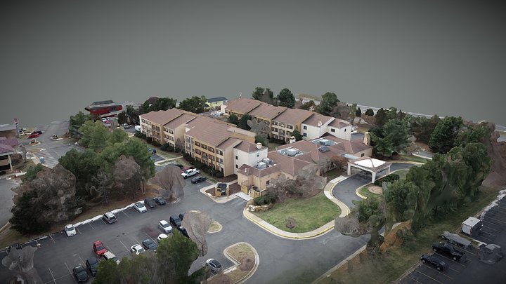 Courtyard Hotel (Pix4D) 3D Model