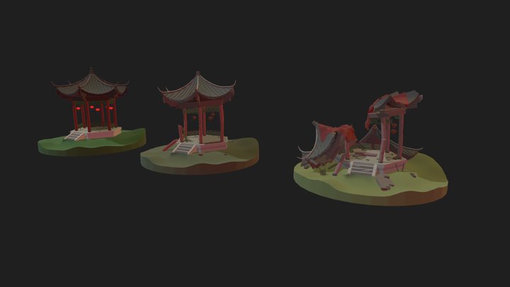 Pagoda 3 3D Model
