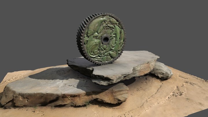 Laguna Beach Fish Cog Sculpture - Photoscan – Kostenloses 3D-Modell STL