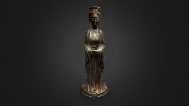 Ancient Tang Dynasty Lady 3D Model 3D Model