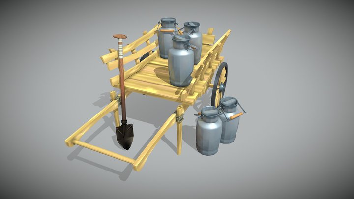 [Student Work] "Genshin farmer set" 3D Model