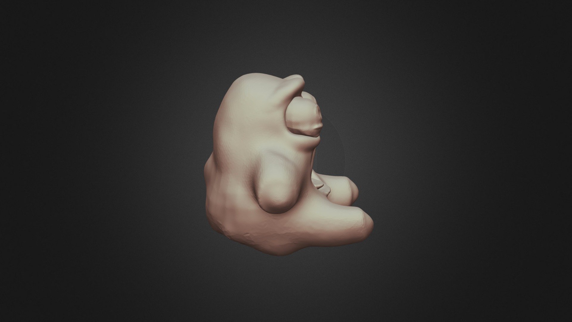 #sculptjanuary18 #Day6 #Monster