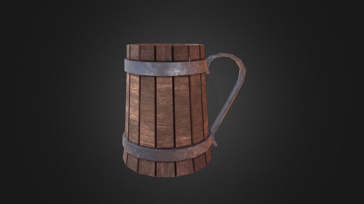 Medieval mug 3D Model