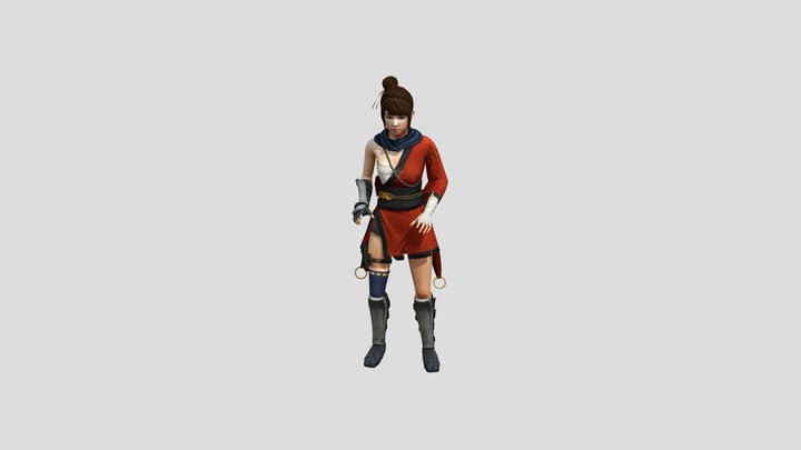 Look Over Shoulder 3D Model