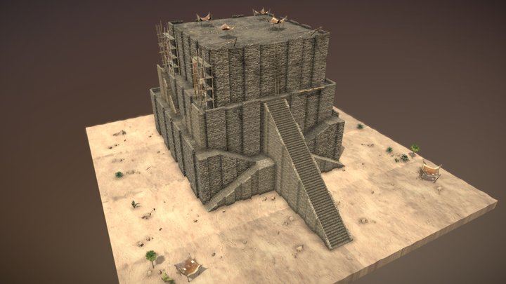 Der Turmbau zu Babel 3D Model