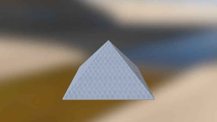 Pyramide du louvre 3D Model