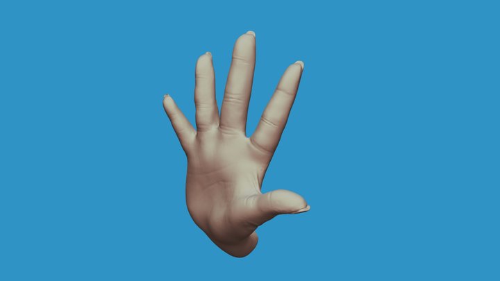 Reaching Hand 3D Model