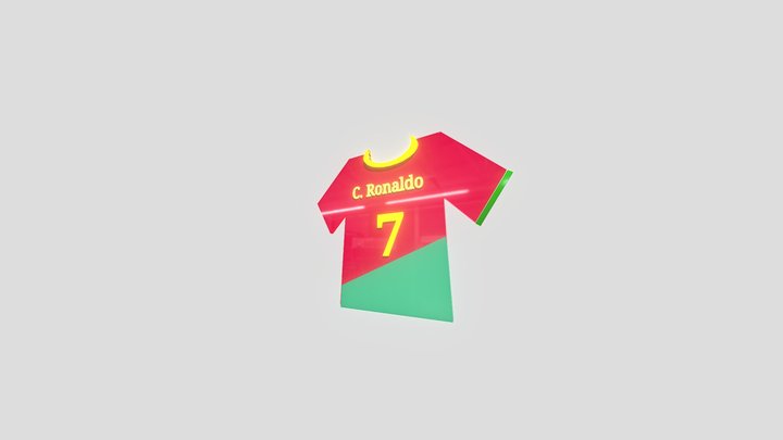 CR7 T Shirt 3D Model