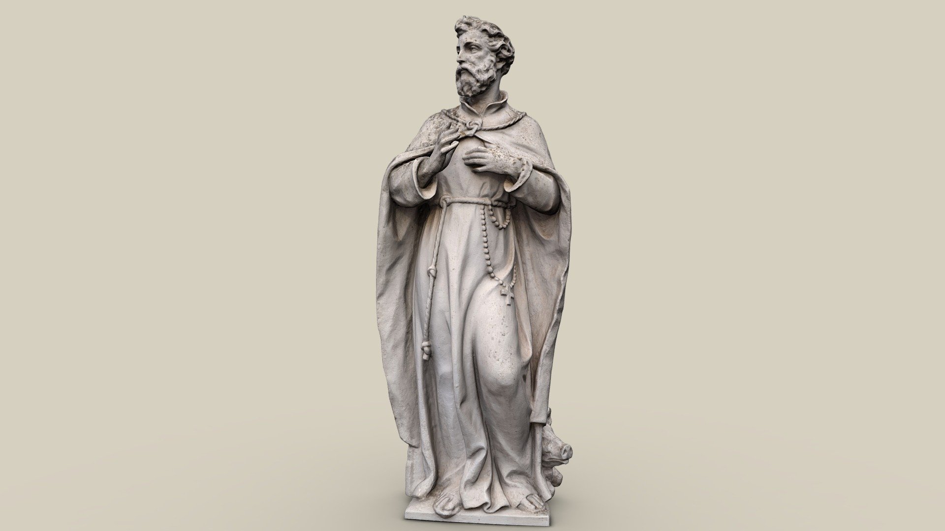 Hl. Antonius — Sketchfab embed 3D viewer