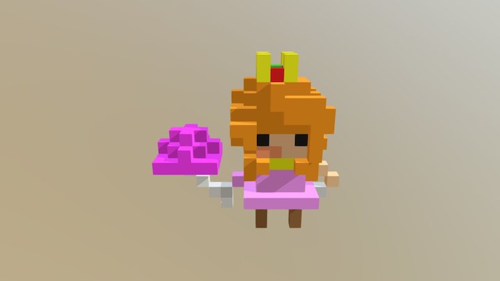 Peach 3D Model