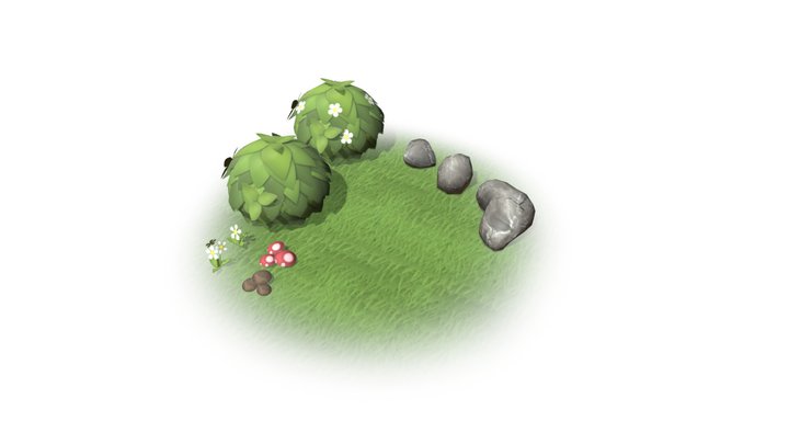Low Poly Stylized Foliage Pack
