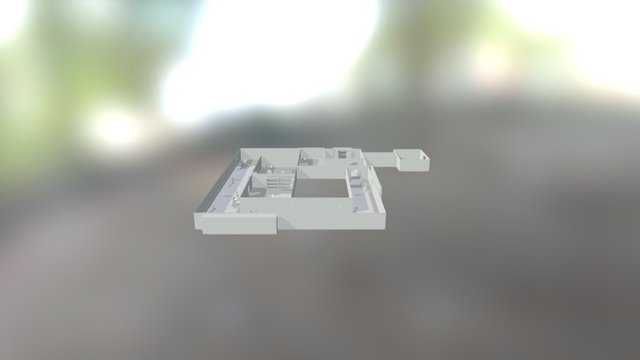 Finished Hospital 3D Model
