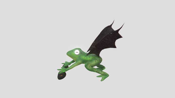Chiropteran Frog 3D Model