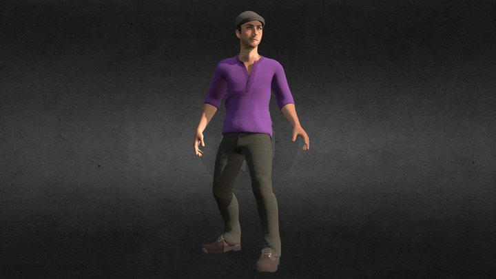 Handsome man 3D Model