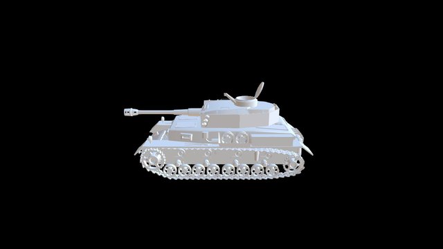 Panzer IV 3D Model
