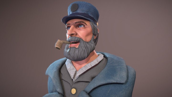 Willem Dafoe Sculpt - The lighthouse 3D Model