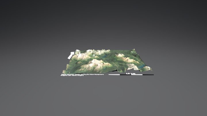 mountains data 3D Model