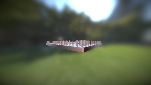 CPU Intel Pentium 3D Model