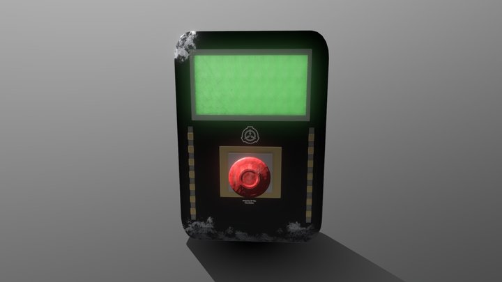 Modernized SCP Button | 4K Textures 3D Model