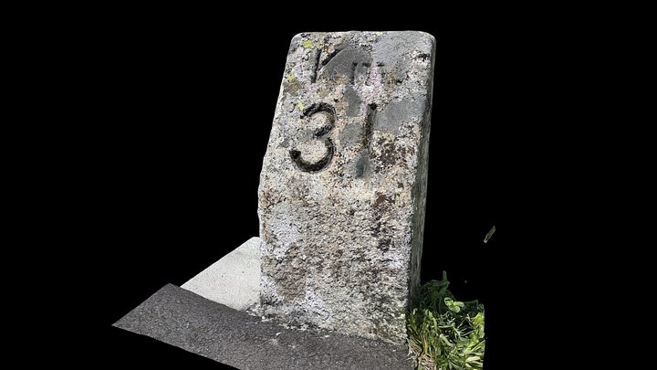 Milestone Klausenpass Km 31 von Altdorf – Free 3D Model STL