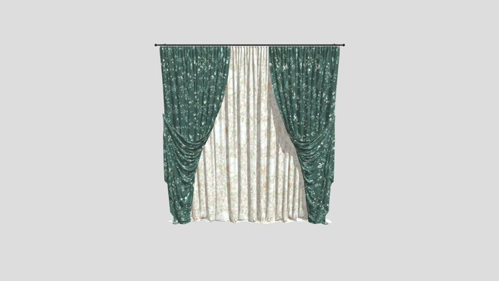 Curtain 3D Model