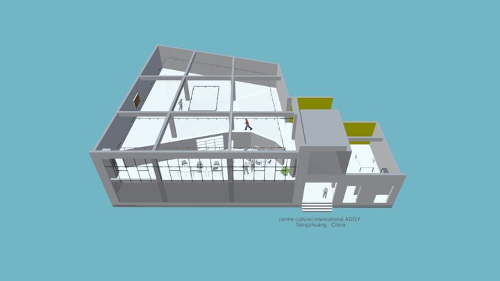international cultural center ADGY - Songzhuang 3D Model
