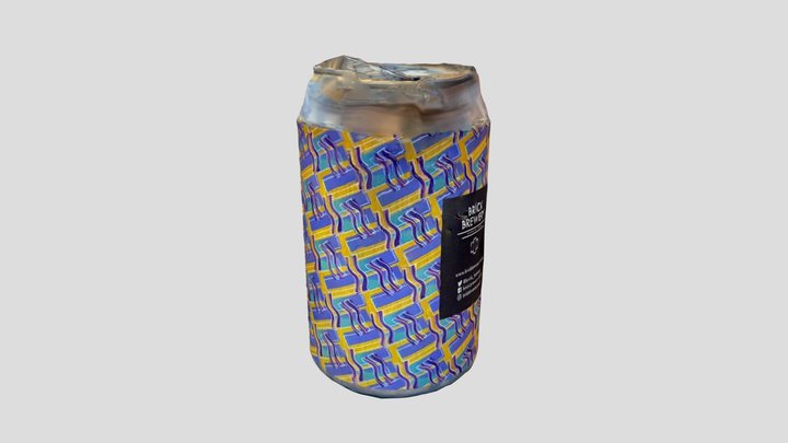 IPA beer can 3D Model
