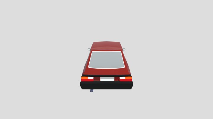 Polonez 3D low poly 3D Model