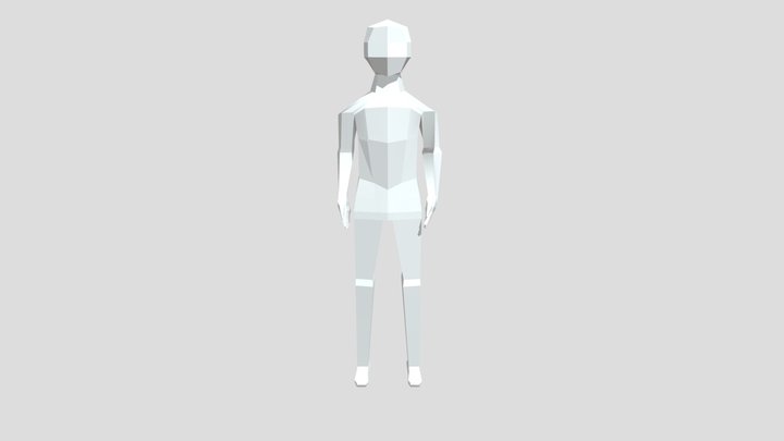 Low Poly Character 3D Model