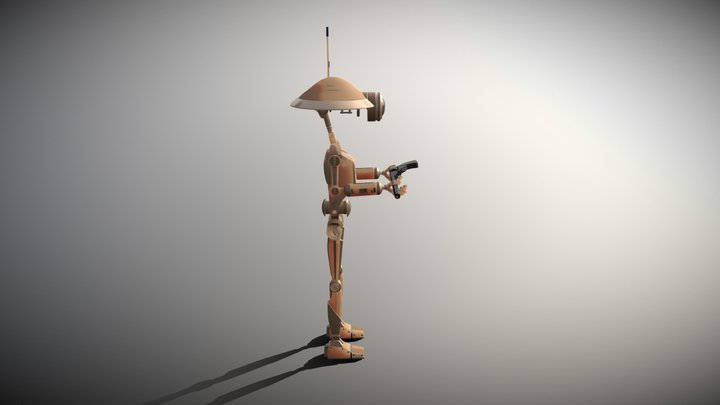 Detailing 2: Pit Droid 3D Model