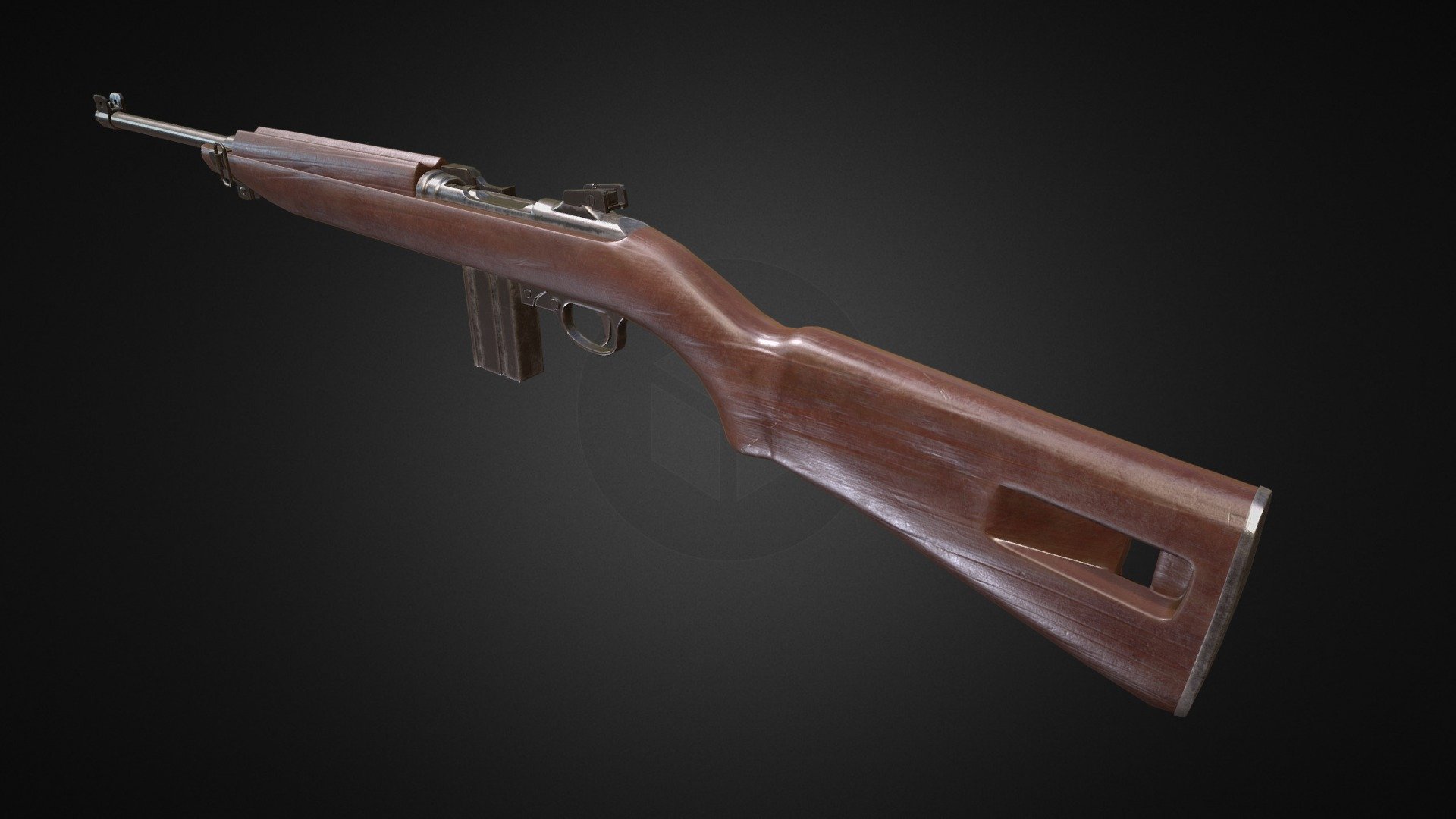 M1 Carbine Download Free 3d Model By Roelandvermeulen D9edbcc